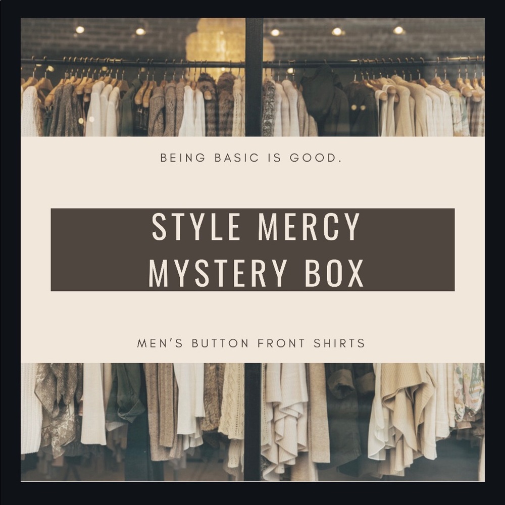 A Mystery Box of 5 Button Front Shirts.